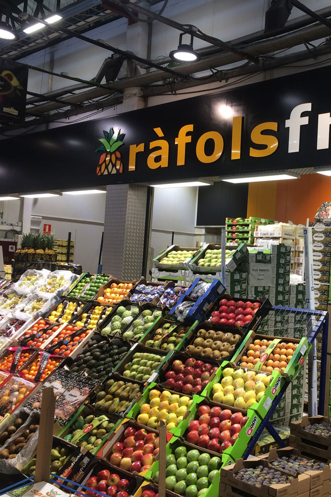 Nau industrial de Fruits Ràfols a Mercabarna, projecte realitzat per l´enginyeria de Barcelona OTP