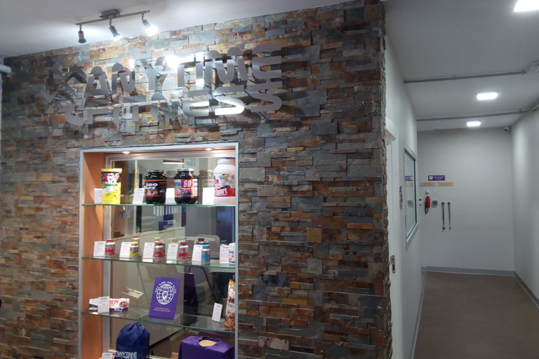 Entrada gimnasio anytime fitness