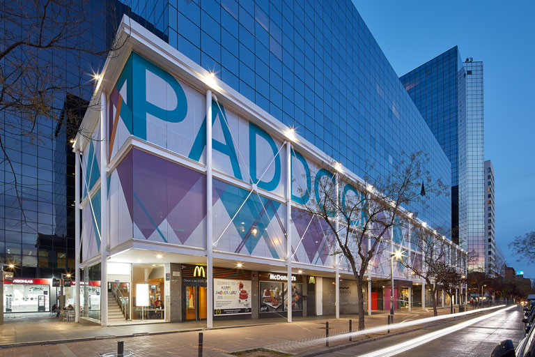 Planta del centre comercial Paddock de Sabadell