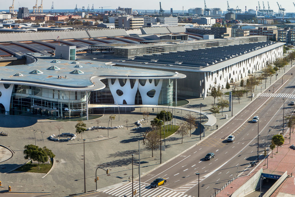 Fira de Barcelona , pavellon annexa II proyectado por OTP Global Engineering